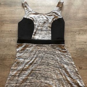 Target- Xhiliration Gray and Black Dress-Size Medium!